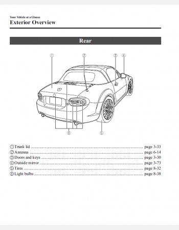mazda mx-5 2014 owners manual